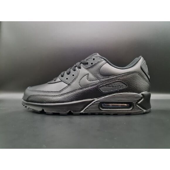 Nike Air Max 90. Leather Triple Black. SIZE 10.5 - CZ5594-001 main image 4